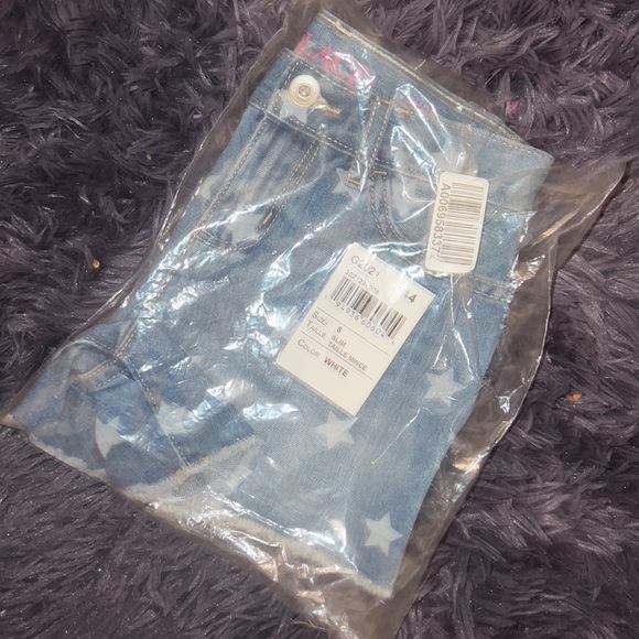Brand New Blue Jean star shorts size slim 8 and a 12 - Picture 5 of 6